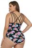 Picture of FLORAL PRINT PUSH UP PLUS SIZE SWIM SUIT